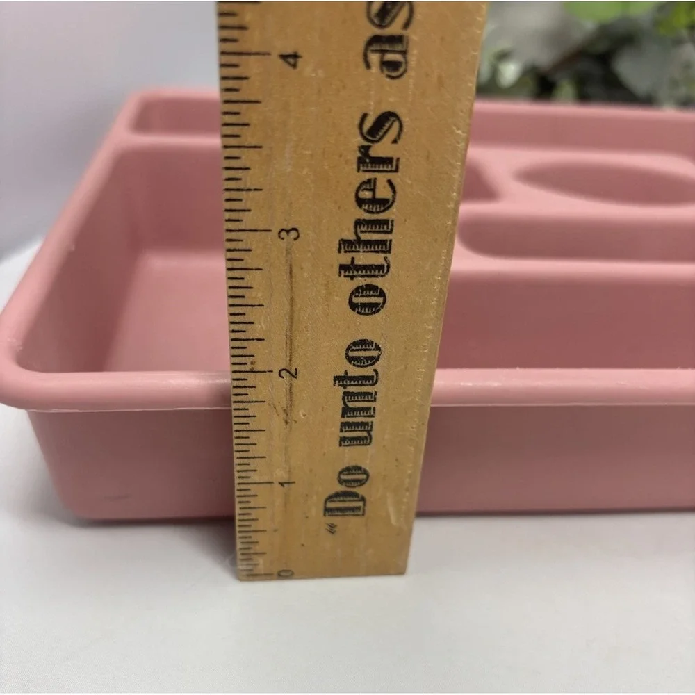 Vintage Rubbermaid‎ Silverware Tray Flatware Utensil Holder Dusty Pink #2921